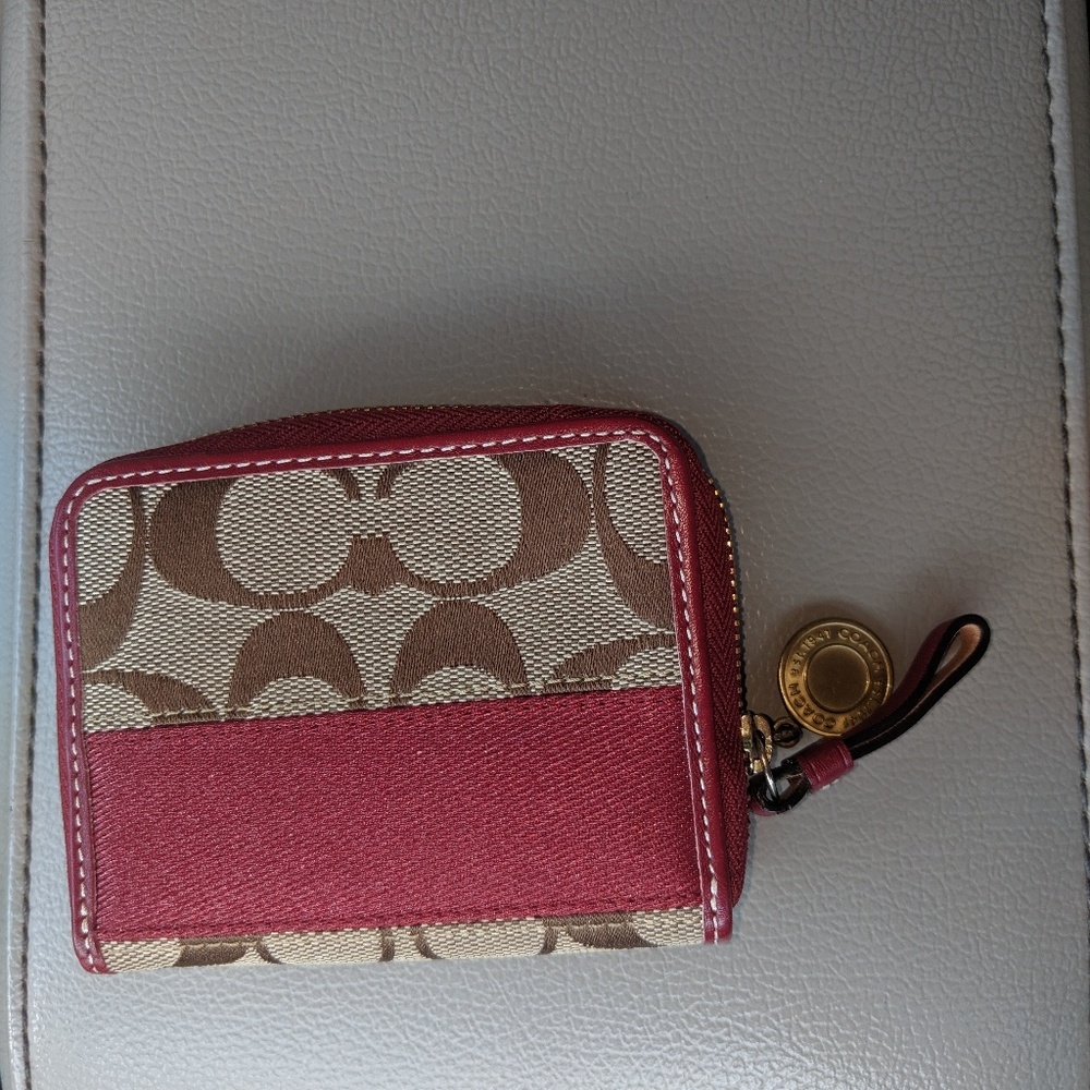 Small coach wallet